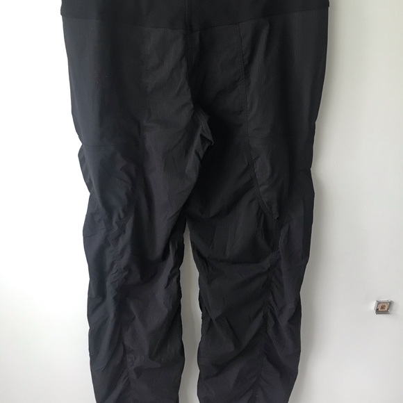 Lululemon Dance Studio Pants Unlined Black Cinch Hem + Waist Size 8 - Picture 4 of 11